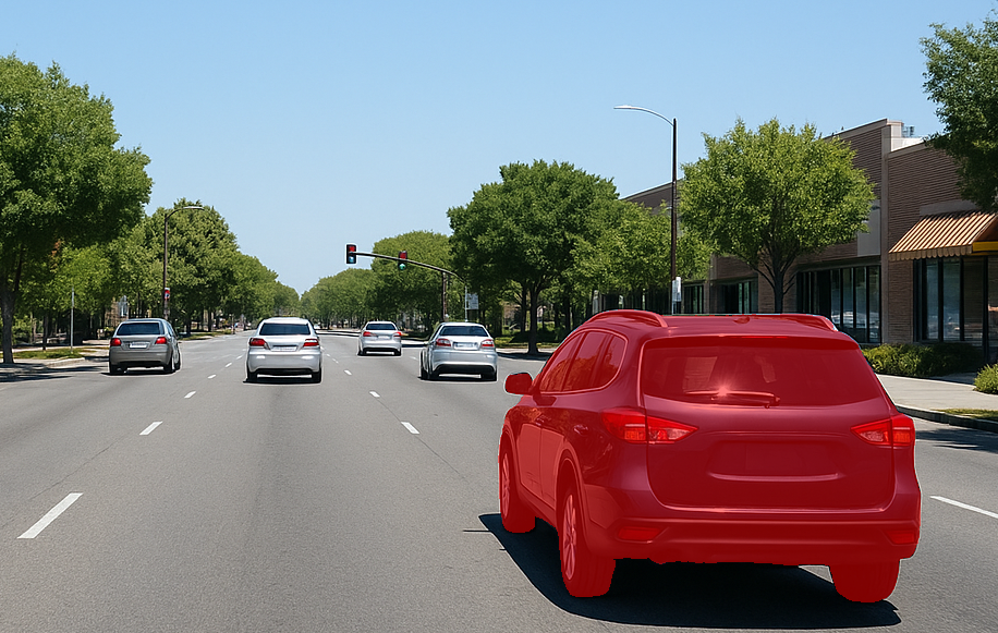 Example segmentation mask annotations